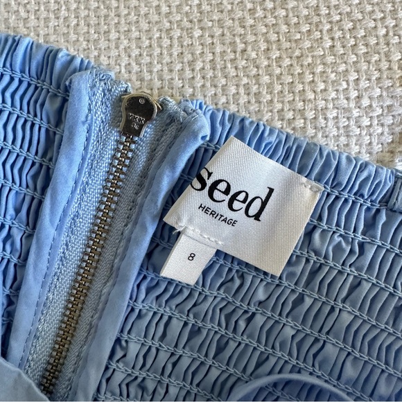 Seed Heritage | Blue Maxi Skirt & Top Set | Size 8 | Excellent Condition - Picture 15 of 16